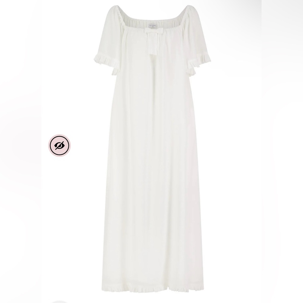 Betty Nightie - Long - Lyocell Batiste - Off White